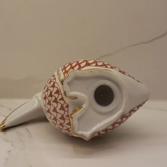 Vintage Set of 2 Unbranded Rooster and Parrot Ceramic Multi Color Gold - Picture 6 of 16